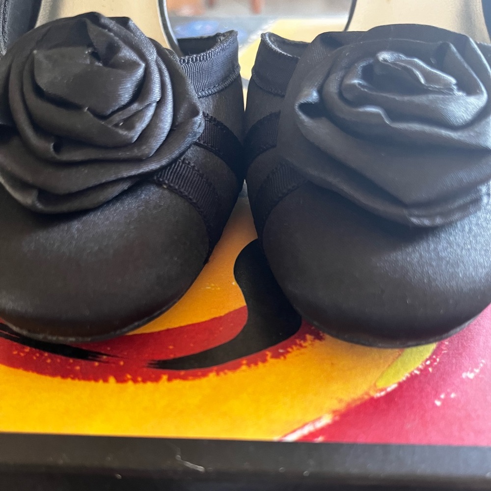 Fioni black fabric D’orsay heels shoes - Picture 7 of 8